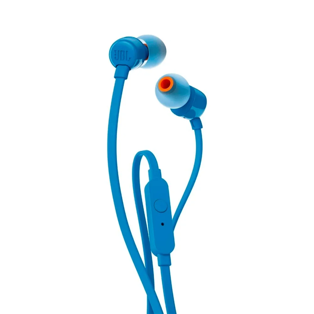 Fone De Ouvido Jbl Tune T110 / Com Fio - Azul