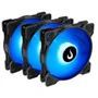 Kit Cooler Gabinete Rise Mode X C/ 3x Fans 120mm 1200 Rpm ARGB - RM-XLD-01-ARGB