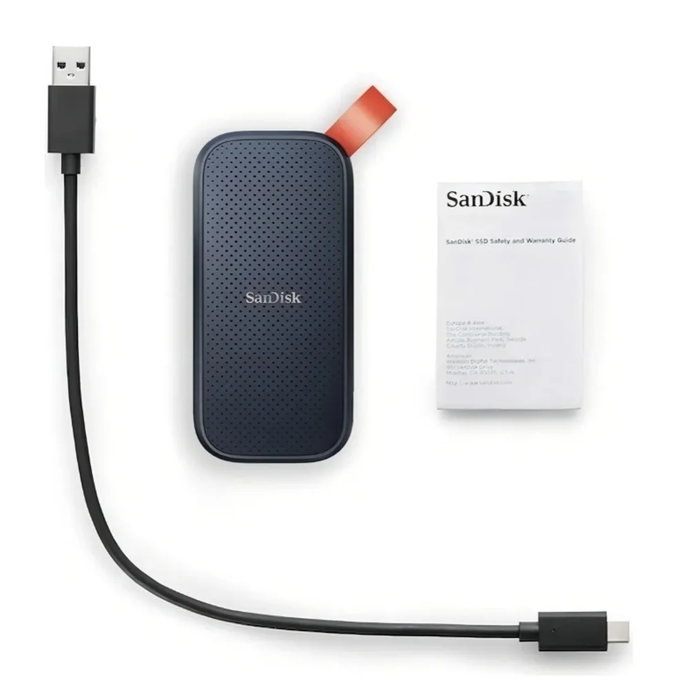 SSD. Externo 1TB Usb Tipo C 3.2 800mb/s Leit Preto E Laranja Sdssde30-1t00-g26 Sandisk SSD. Externo 1TB Usb Tipo C 3.2 800mb/s Leit Preto E Laranja Sdssde30-1t00-g26 Sandisk