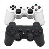 Kit 2 Controle Playstation 3 Ps3 Sem Fio Preto/branco Dual