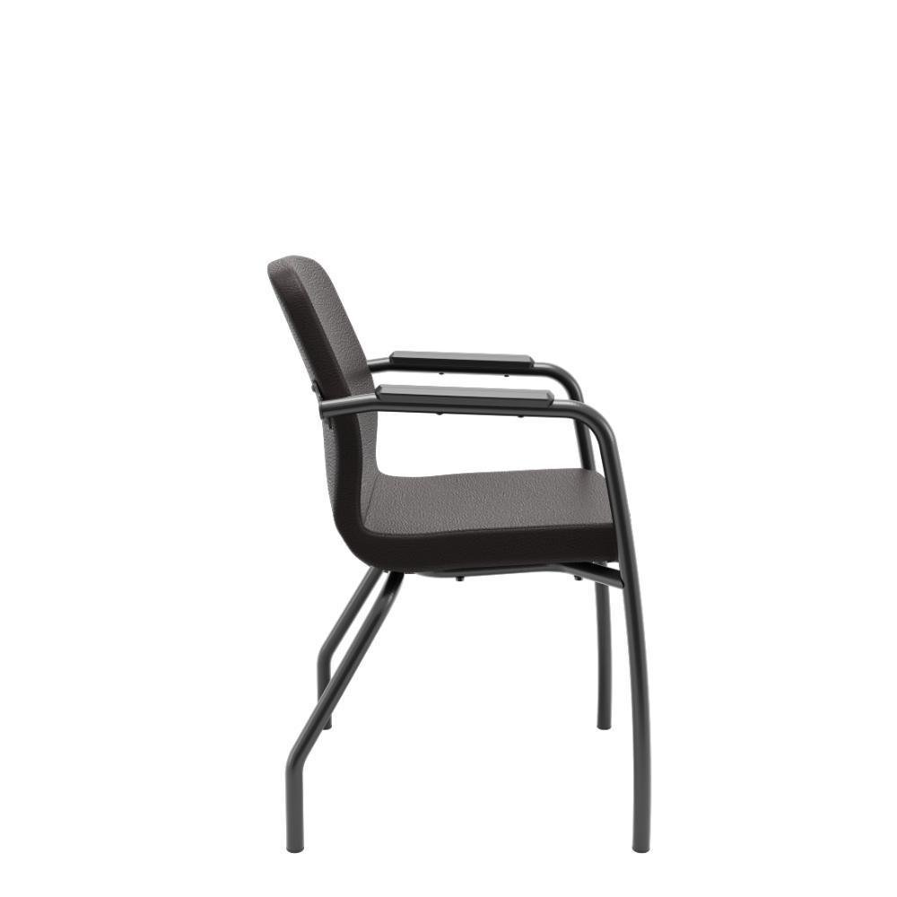 Cadeira Soer Fixa 4 Pés Café Encosto Fixo