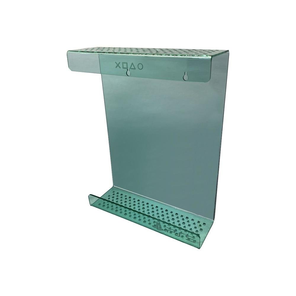Suporte Console Parede Playstation 5 - Ps5 - Material Acrílico Vidro (acrílico Imita Vidro)