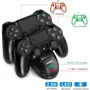 Base Dock Carregador Duplo 2 Controles Ps4 / Slim / Pro