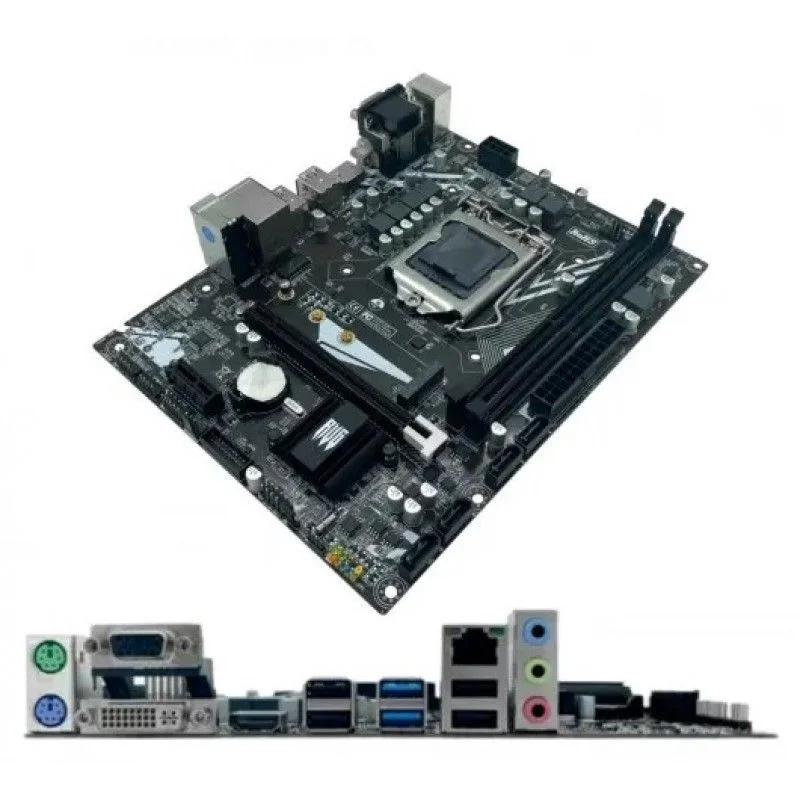 Placa Mãe LGA 1200 Chipset Intel H510 Ddr4 10º E 11º Geração Placa Mãe LGA 1200 Chipset Intel H510 Ddr4 10º E 11º Geração