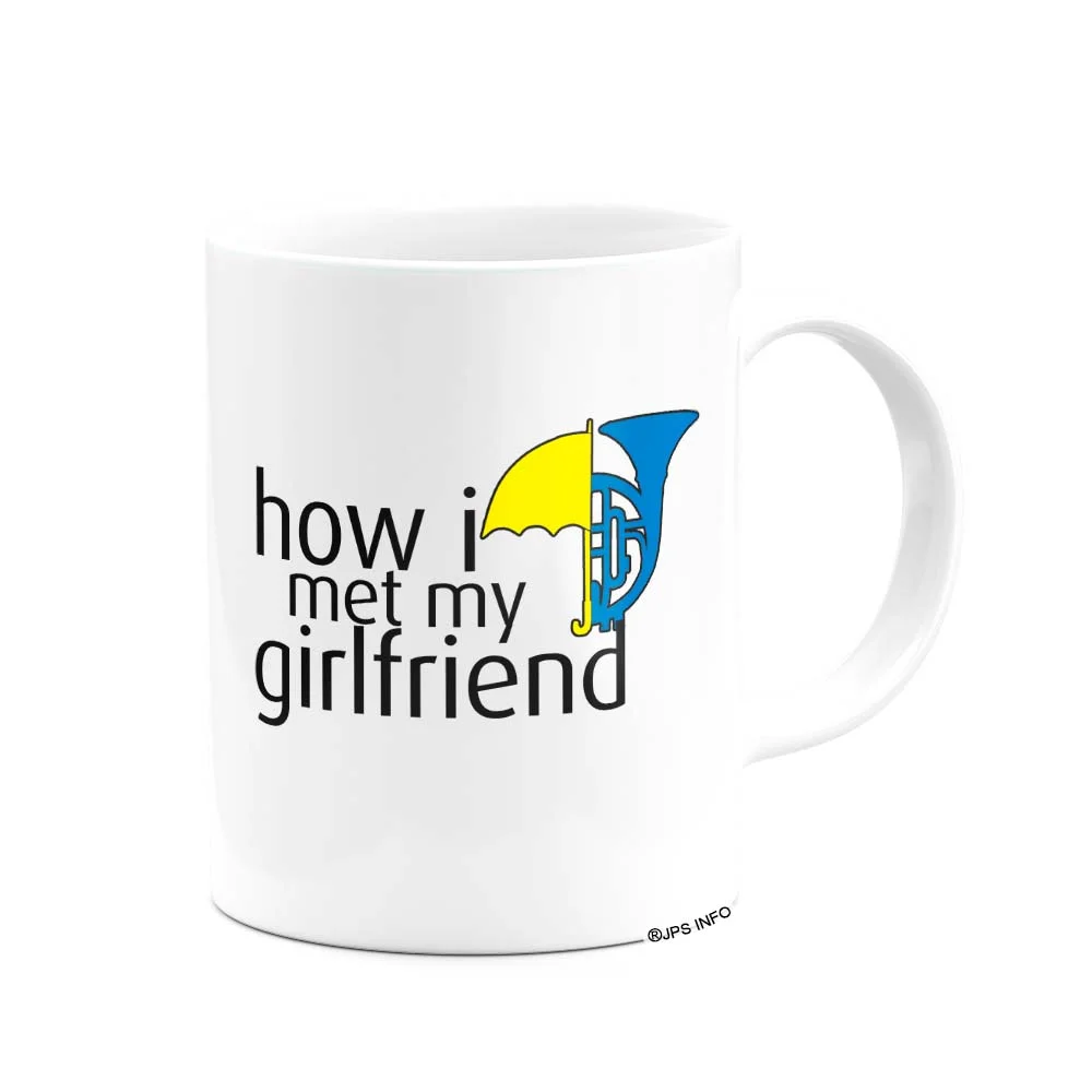 Caneca Geek - How I Met My Girlfriend - Branca 325ml