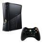 Microsoft XBOX 360 Slim 3.0 500gb Standard Preto 100 Jogos + 2 Controles