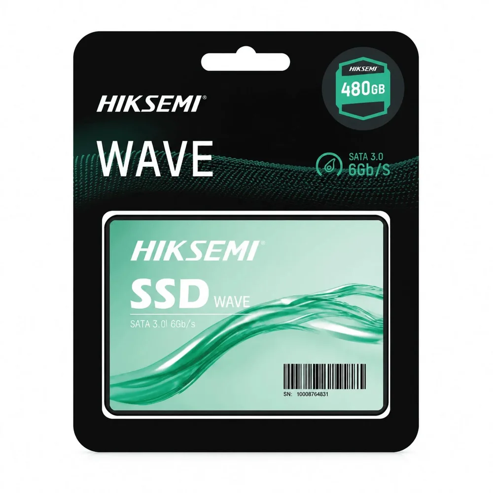 SSD Hiksemi 480GB 2,5" Sata 3 - Hs-ssd-wave(s)/480g SSD Hiksemi 480GB 2,5" Sata 3 - Hs-ssd-wave(s)/480g