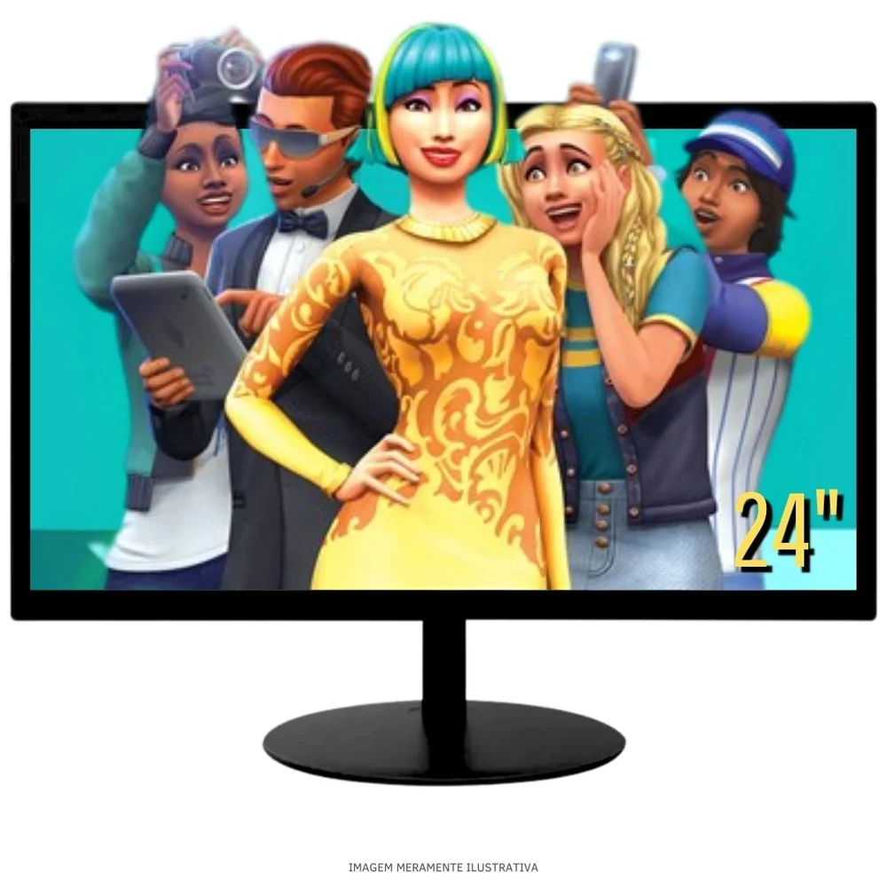 "Computador Gamer Completo Balão.info Intel Core I5 SSD 240GB 8GB Teclado Mouse Mouse Pad E Headset Gamer Monitor 24"" WINDOWS 10 Pro Trial" - view 4