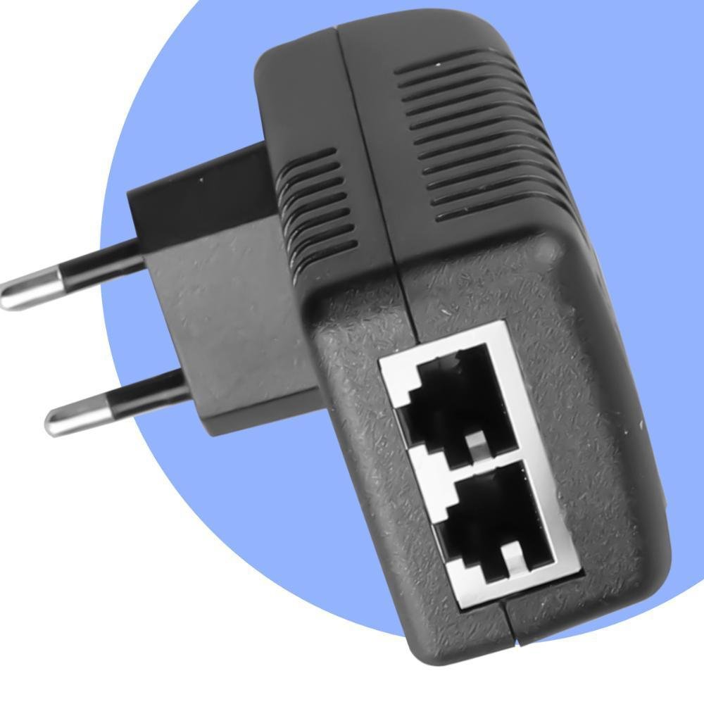 Fonte De Alimentação Rj45 Poe Lan Adaptador 48v Bivolt