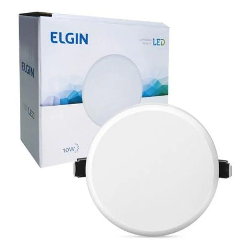 Luminária LED Infinity Redondo 10w 6500k 48flrd10bf01 Elgin