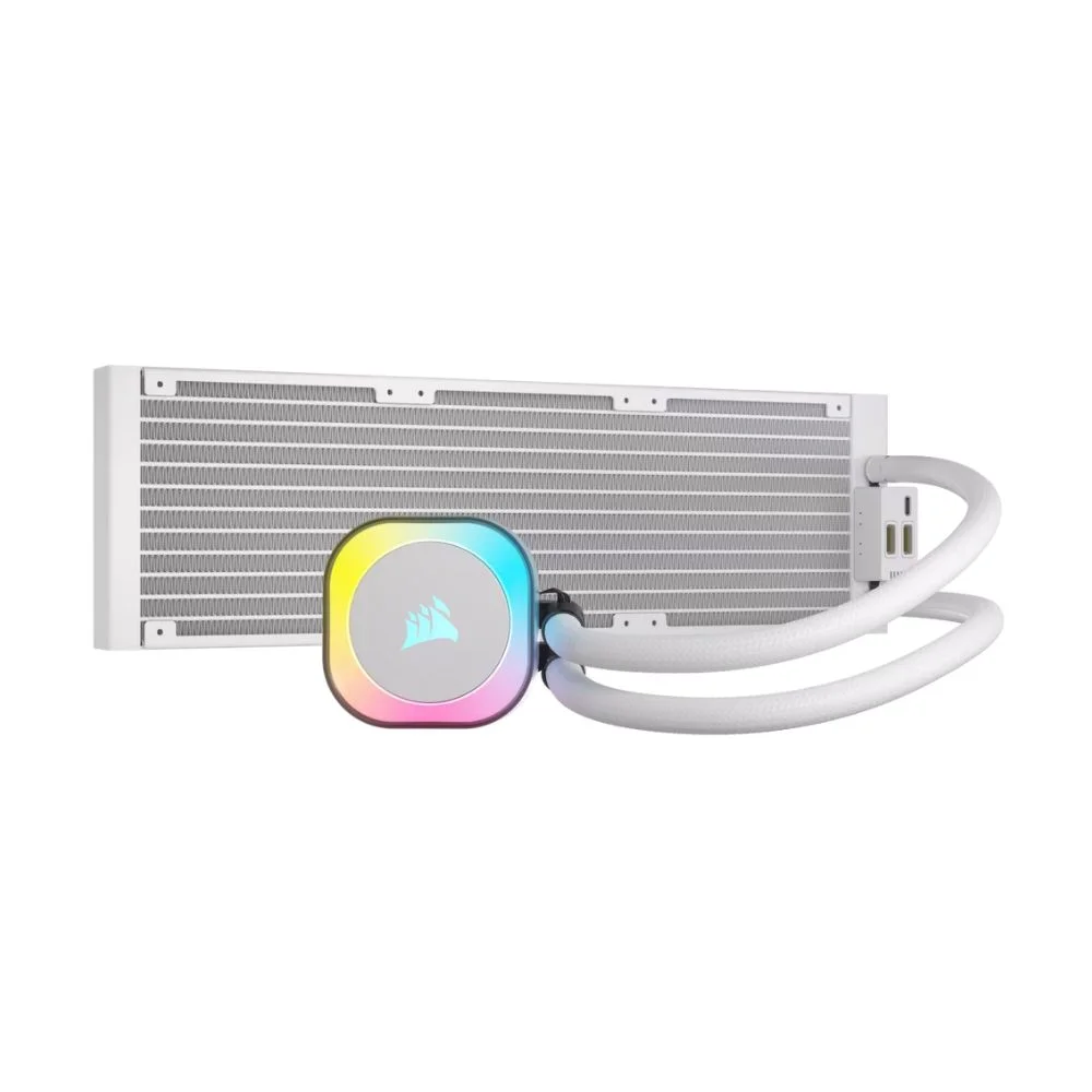 Water Cooler P/ Processador Corsair Icue Link H150i Aio 360 RGB P/ Intel/amd Branco - Cw-9061006-ww