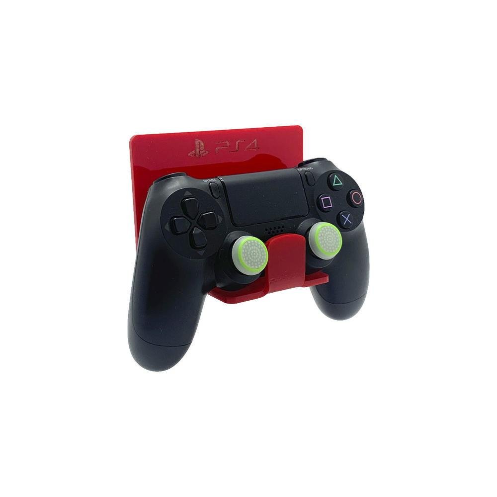 Suporte Controle Parede Playstation 4 - Ps4 - Material Acrílico Vermelho Suporte Controle Parede Playstation 4 - Ps4 - Material Acrílico Vermelho