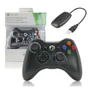 Controle Sem Fio XBOX 360 Para Computador Notebook Playstation 3 + Receiver Preto