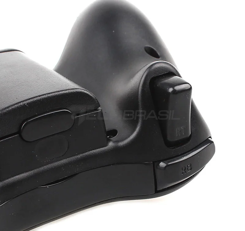 Controle Sem Fio XBOX 360 Para Computador Notebook Playstation 3 + Receiver Preto Controle Sem Fio XBOX 360 Para Computador Notebook Playstation 3 + Receiver Preto