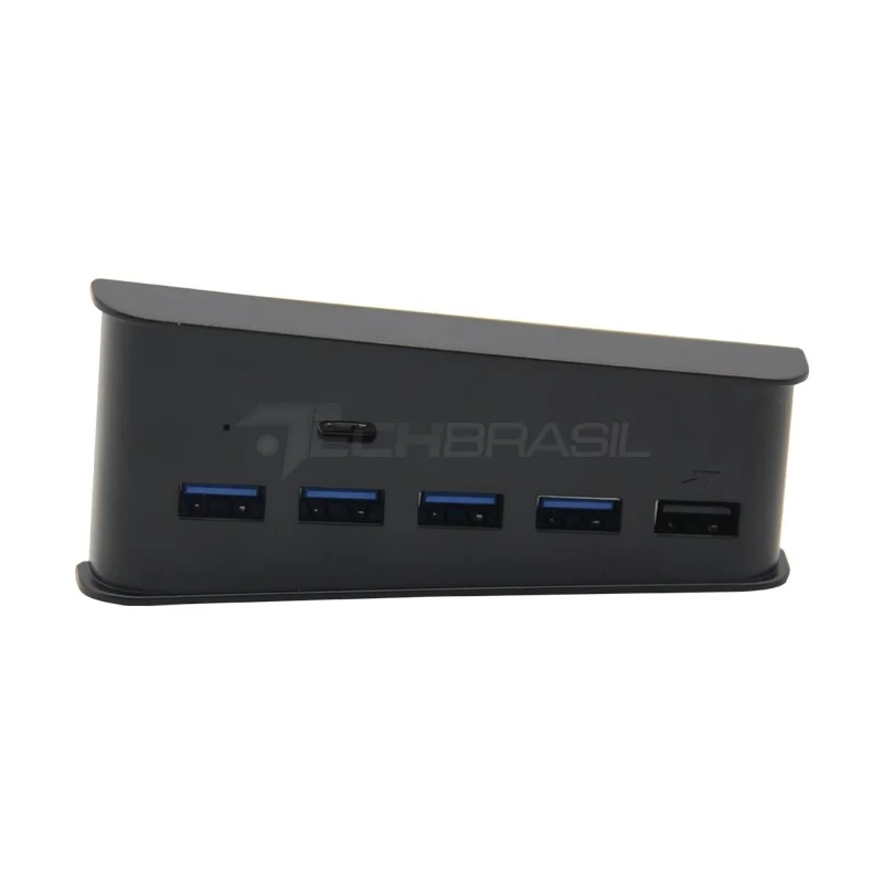 Hub Usb 5 Portas Playstation 5 Digital E Ultra Carregador Hub Usb 5 Portas Playstation 5 Digital E Ultra Carregador