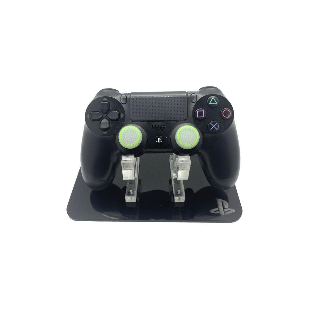 Suporte Controle Bancada Playstation 4 - Ps4 - Material Acrílico Preto Suporte Controle Bancada Playstation 4 - Ps4 - Material Acrílico Preto