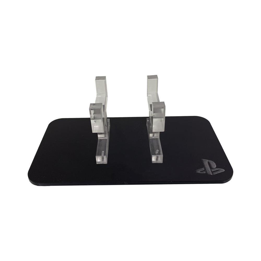 Suporte Controle Bancada Playstation 4 - Ps4 - Material Acrílico Preto Suporte Controle Bancada Playstation 4 - Ps4 - Material Acrílico Preto