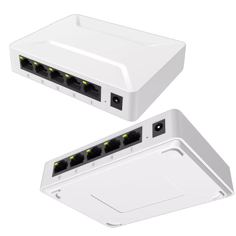 Switch 5 Portas 10/100mbps Função Auto Mdi/mdix