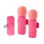 Microfone Lapela Boya By-v20 P/iphone 15 E Android Rosa
