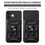 Capa Capinha Case Para Iphone 16 Normal - Protetora Resistente Anti Impacto Queda Armor Militar Cor:preto