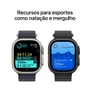 Apple Watch Ultra 2 Gps + Cellular • Caixa Natural De Titânio De 49 Mm • Pulseira Loop Trail Azul – P/m
