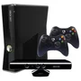 XBOX 360 Slim 4gb 2 Controles + Kinect E 5 Jogos Standard Preto