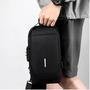 Bolsa Sling Compatível Com Nintendo Switch Com Controles Maiores, Espaço Extra Para Fonte Ac, Trava Com Código, Usb