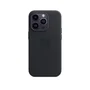 Capa Capinha Case Super Premium De Couro Sintético Magsafe Magnético Compatível Iphone 13 Pro Max - Preto