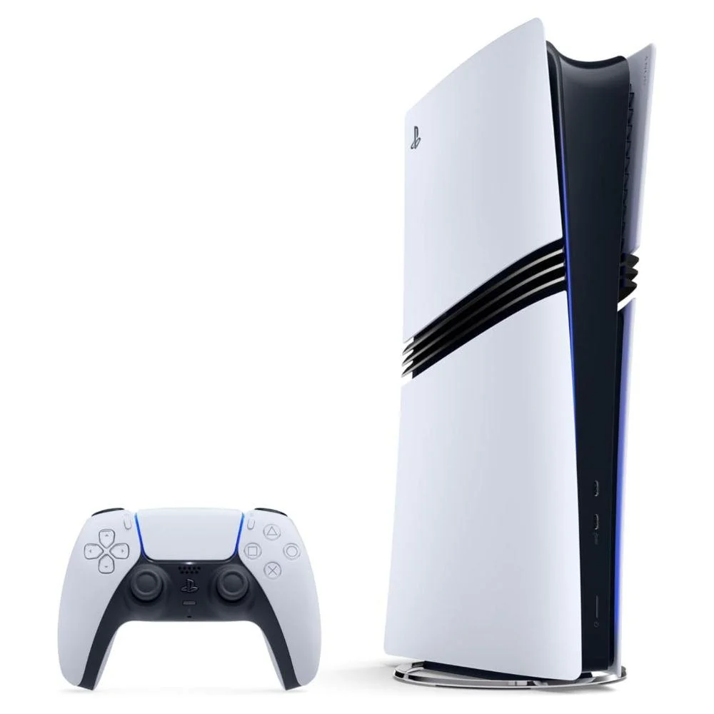 Console Playstation 5 Pro Sony, SSD 2TB, Controle Sem Fio Dualsense, Branco Console Playstation 5 Pro Sony, SSD 2TB, Controle Sem Fio Dualsense, Branco