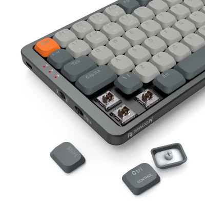Teclado Gamer Cedragon Redragon Mecânico CINZA