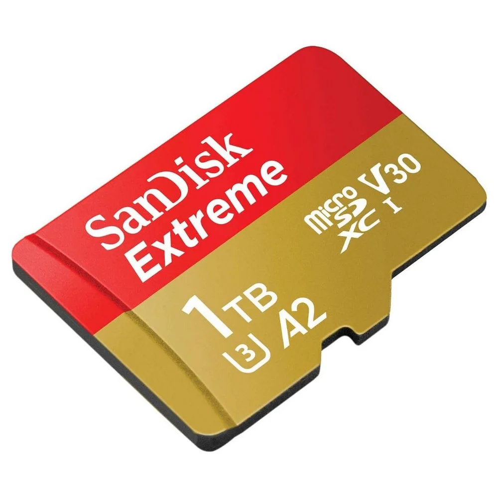 Cartão De Memória Sandisk Extreme Microsdxc 1TB 190-130mb