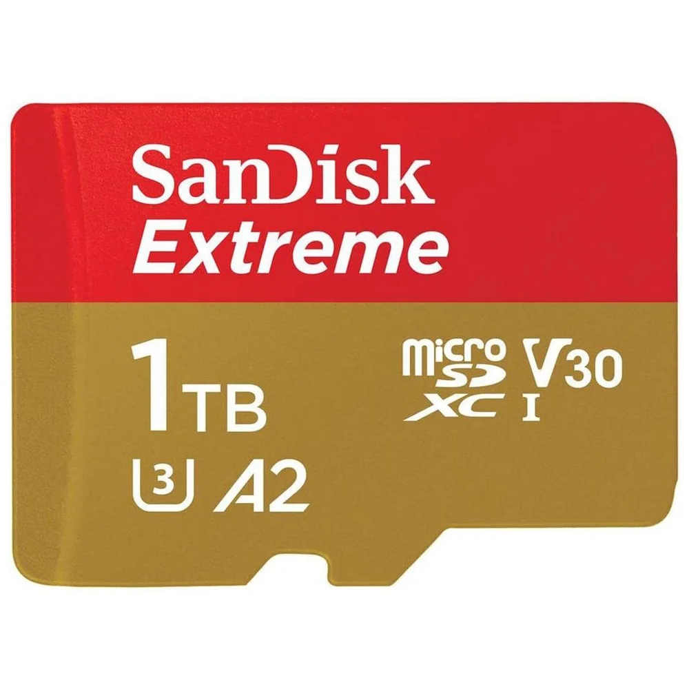 Cartão De Memória Sandisk Extreme Microsdxc 1TB 190-130mb