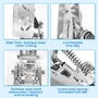 Pedal PC Simsonn PRO PLUS-P2 Prata (Acelerador, Freio) Pedal Load Cell Volante PC Cockpit Simulador