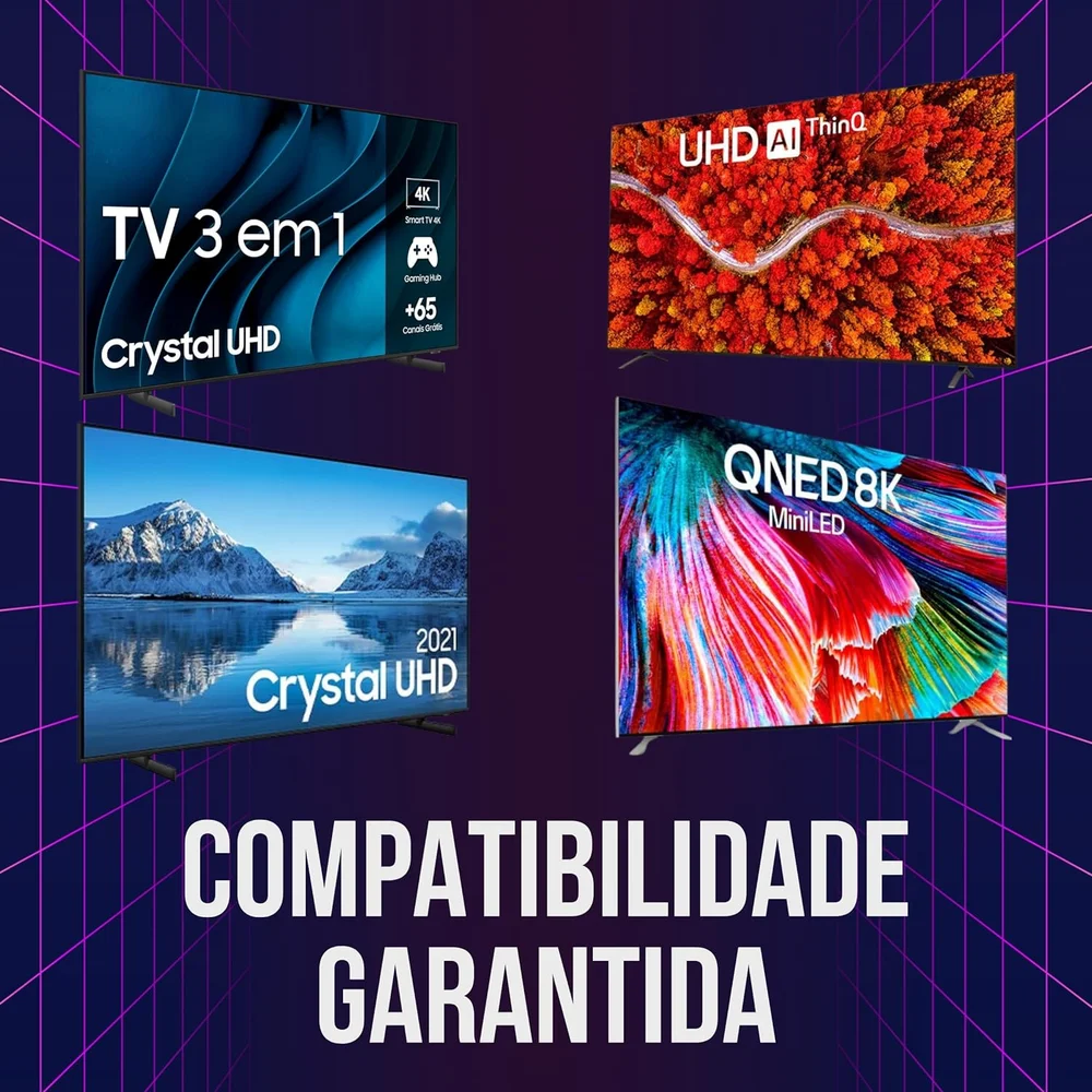 Kit 2 Controles Sem Fio Para Tv Samsung Cu7700 Bu Cu8000 Au7700 XBOX Game Pass Samsung Gaming Hub E Geforce Kit 2 Controles Sem Fio Para Tv Samsung Cu7700 Bu Cu8000 Au7700 XBOX Game Pass Samsung Gaming Hub E Geforce