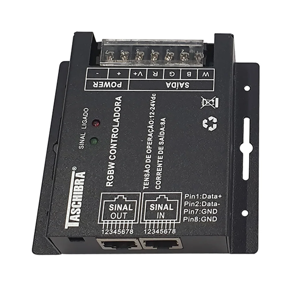 Controle Remoto Taschibra Receptor Rgbw P/ Fita De Led 12v 216w.