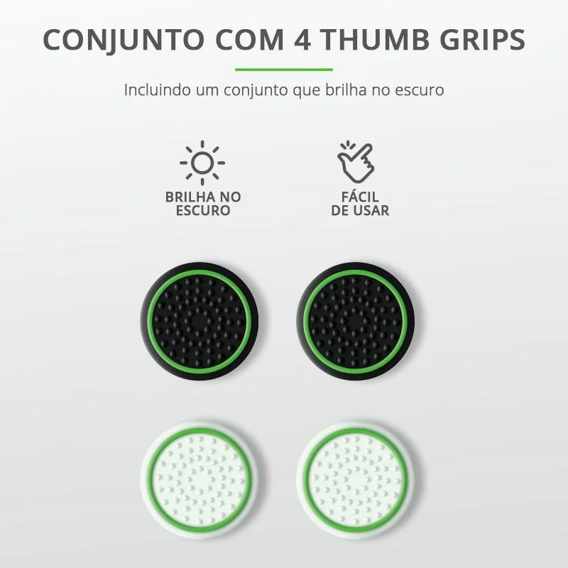 Grip Silicone Xbox Gxt 267 4 Peças 2 Cores 24174 Trust