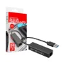 Adaptador De Rede Usb Compatível Com Nintendo Wii - Wii U - Switch PC Preto.