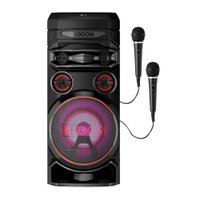 Caixa De Som Lg Xboom Rnc7 Superamplificador Karaokê Party -2 Mic.