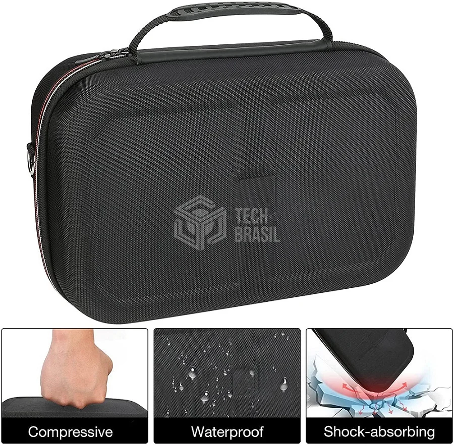 Bolsa Para Transporte Maleta Case Capa Para Nintendo Switch Preta Bolsa Para Transporte Maleta Case Capa Para Nintendo Switch Preta