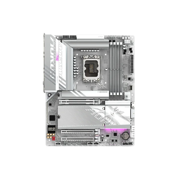 Placa Mãe Gigabyte Z890 Aorus Elite Wifi7 Ice, Intel LGA 1851, Atx, Wf/blt, Ddr5 - Z890 A Elite Wf7 Ice Placa Mãe Gigabyte Z890 Aorus Elite Wifi7 Ice, Intel LGA 1851, Atx, Wf/blt, Ddr5 - Z890 A Elite Wf7 Ice