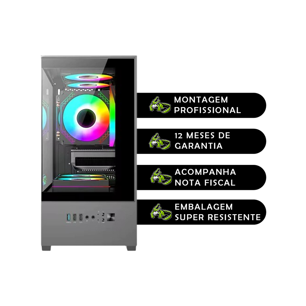 Computador Cpu PC Gamer I5 Ram 16gb Placa De Vídeo Gt 730 4gb SSD 240GB - view 2