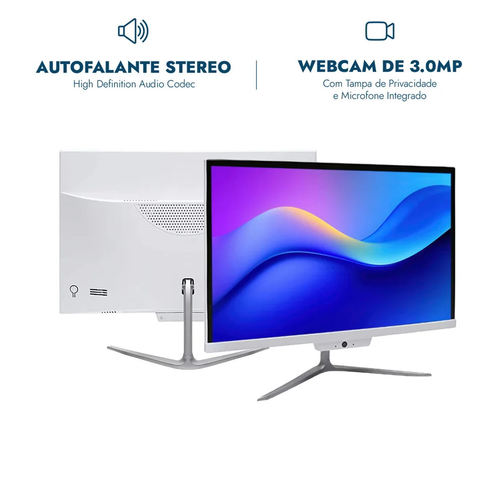 "Computador All In One 21,5"" Intel Celeron, 8GB Ram, Hd 1TB, Webcam, Wi-fi, Bluetooth" em Campinas - foto 2