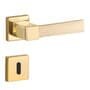 Fechadura Conceito Pieter Interna 55mm Latão Polido Dourado E Latão Acetinado Lockwell