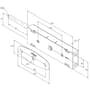 Fechadura Porta Enrolar De Aço Trava Lateral 1200 Tetra Chave Preto Fosco Stam