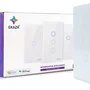 Interruptor Inteligente Touch Borda 2.5 D Zigbee 2 Botões Branco Google Home E Alexa -ekat-t307-2zw