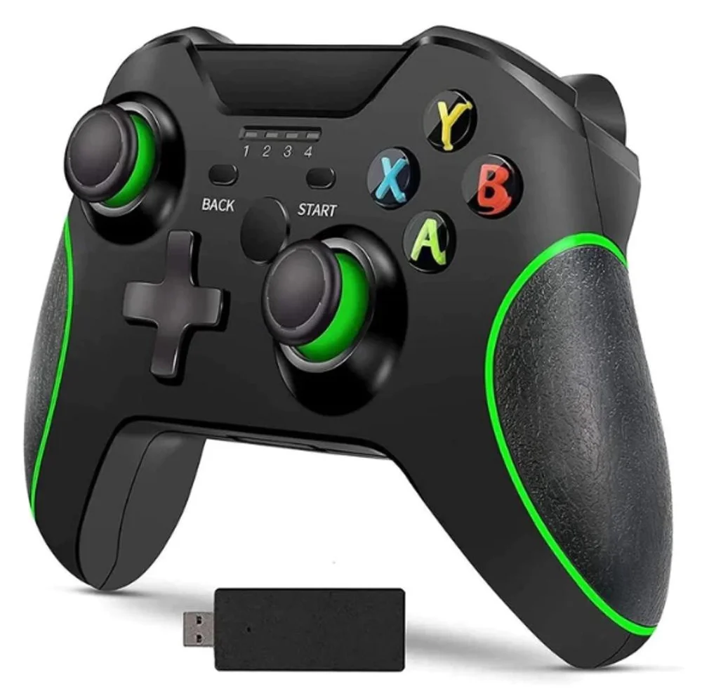 Controle Sem Fio Receptor Wireless Compativel Video Game XBOX One Controle Sem Fio Receptor Wireless Compativel Video Game XBOX One
