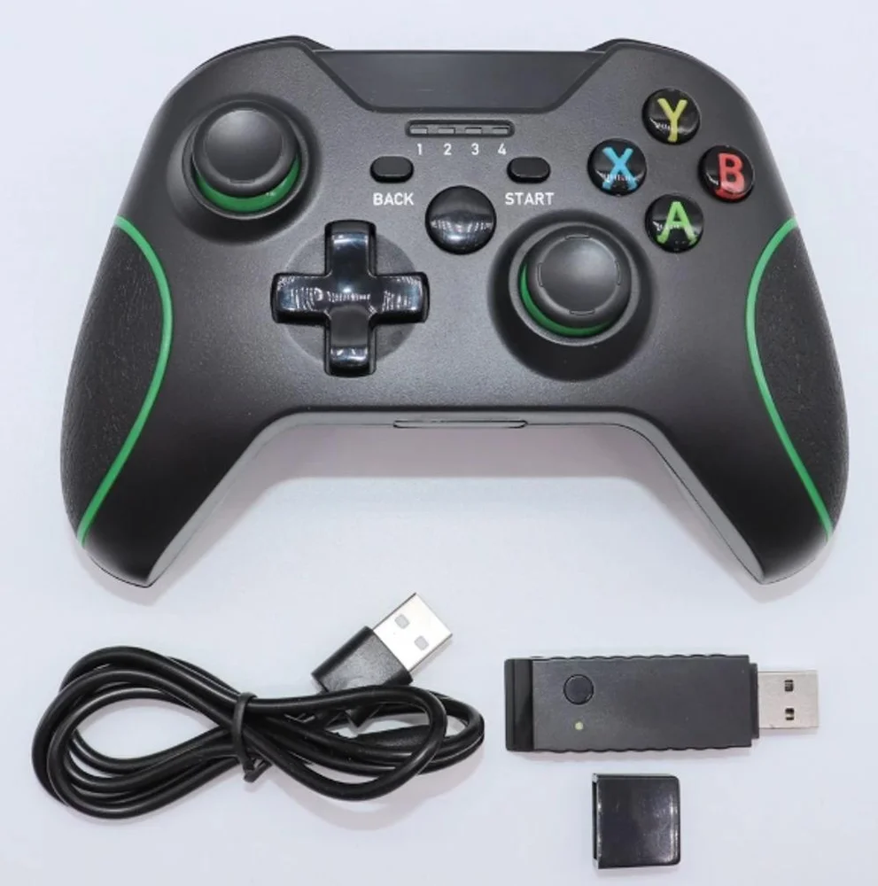Controle Sem Fio Receptor Wireless Compativel Video Game XBOX One Controle Sem Fio Receptor Wireless Compativel Video Game XBOX One