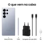 Smartphone Samsung Galaxy S25 Ultra 256gb 5g - Titânio Azul, Com Caneta S Pen, Galaxy Ai, Câmera Quadrupla 200mp + Selfie 12mp, Ram 12gb, Tela 6.9”