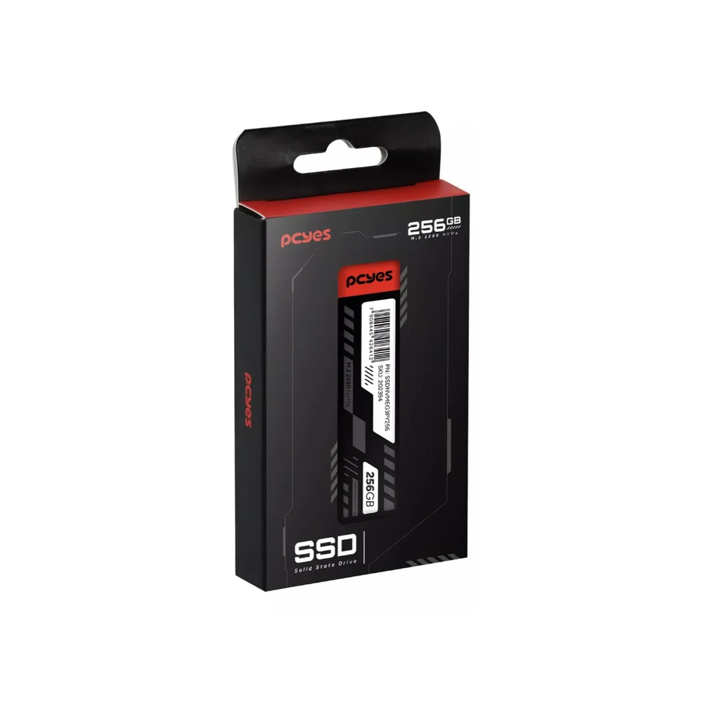 SSD PCyes M.2 2280 Nvme PCie 3.0x4 256gb - Leitura 2019mb Gravacao 1052mb/s - SSDNVMEg3py256 SSD PCyes M.2 2280 Nvme PCie 3.0x4 256gb - Leitura 2019mb Gravacao 1052mb/s - SSDNVMEg3py256