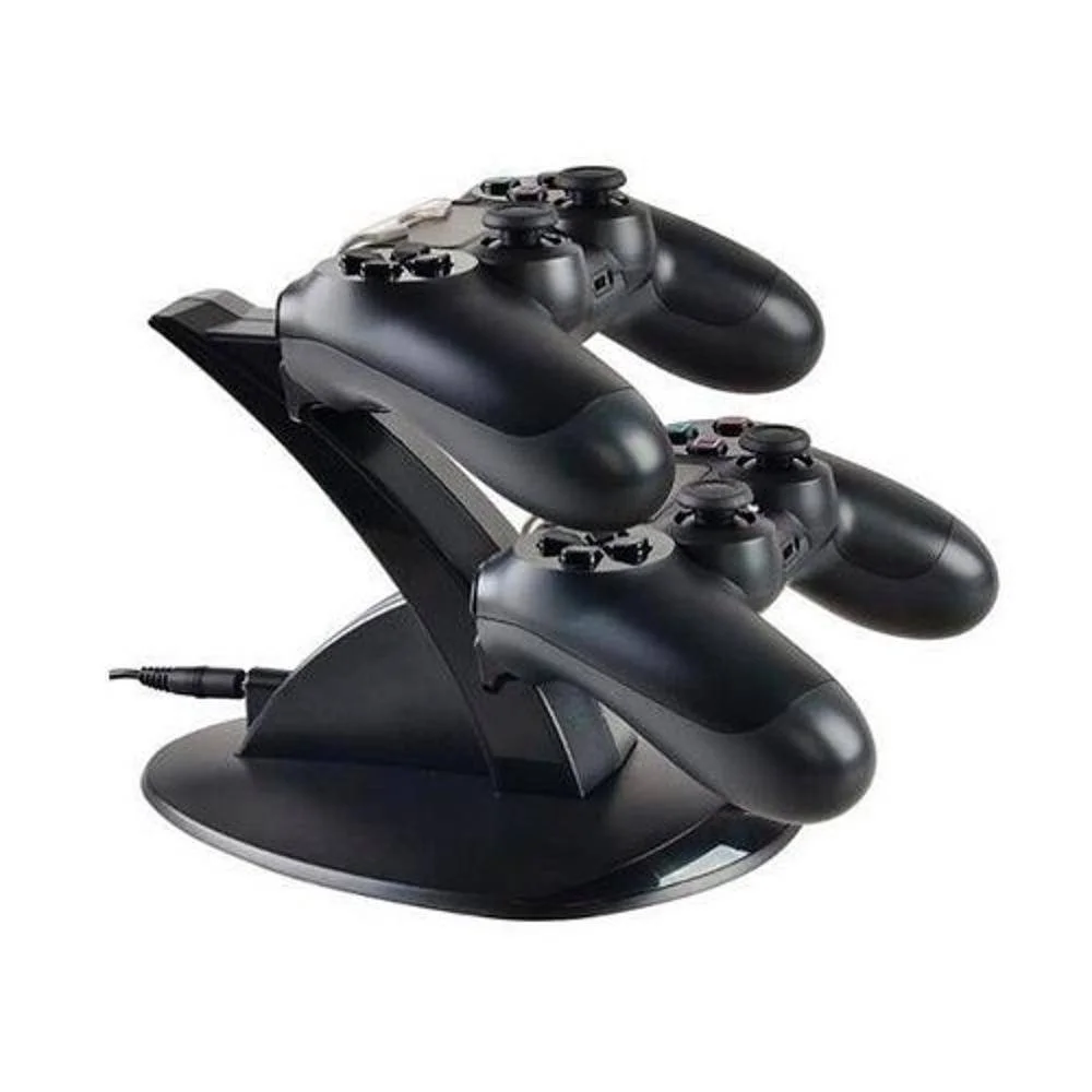 Carregador Controle Base Duplo Charge Compativel Para Ps4 Playstation 4